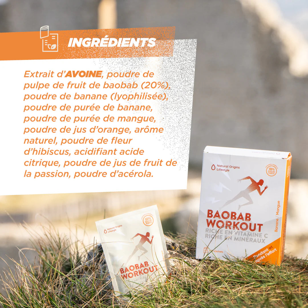 Baobab Workout : Récupération sportive - Natural Origins