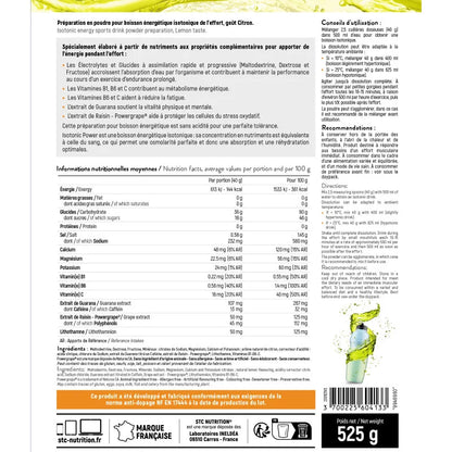 Isotonic Power - Boisson énergétique goût citron - STC Nutrition