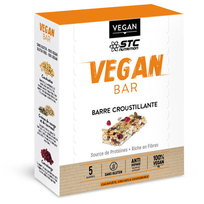 VEGAN BAR - PEANUT, SEEDS &amp; CRANBERRY - STC NUTRITION